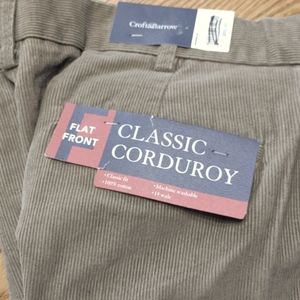 Croft & Barrow Men's classic fit corduroy pants